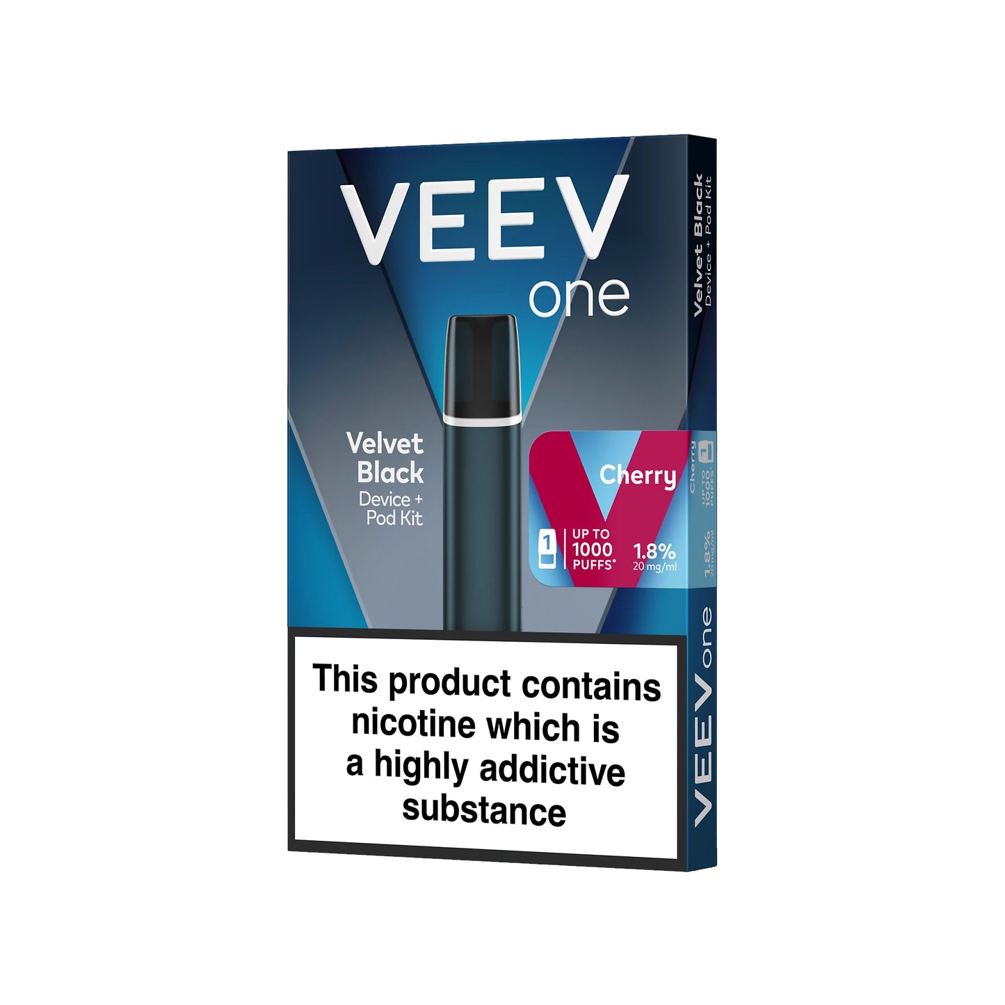 VEEV ONE Starter Kit - Velvet Black + 2 Free Flavour Pods - Ubervape