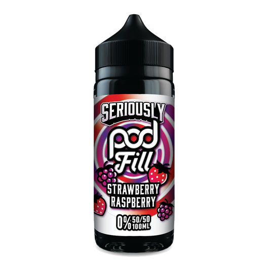 Seriously Doozy Pod Fill - Strawberry Raspberry 120ml 50/50 Shortfill