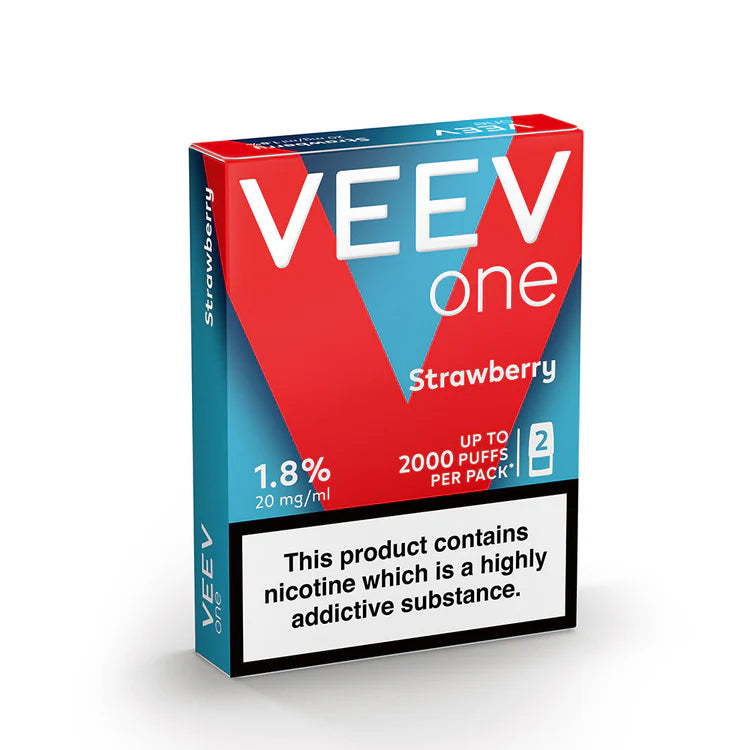 VEEV ONE - Strawberry - 2ml Pre-filled Pods x2 (Pack)