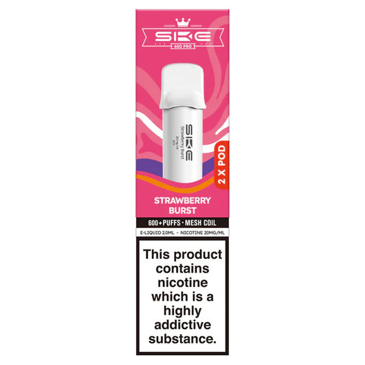 SKE 600 Pro Pods - Strawberry Burst - 2ml Pre-filled Pods x2 (Pack)