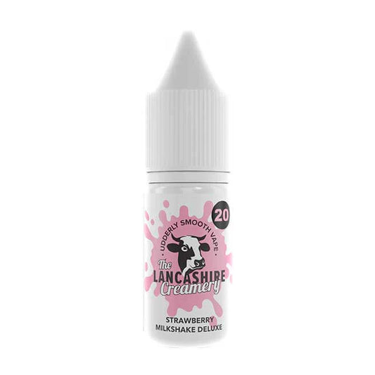 The Lancashire Creamery Nic Salt - Strawberry Milkshake Deluxe