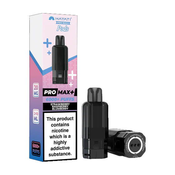 Hayati Pro Max Plus - Refill Pack - Strawberry Raspberry Blueberry - Ubervape