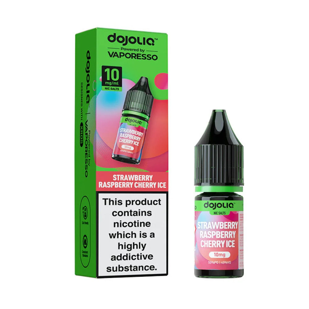 Dojoliq - Strawberry Raspberry Cherry Ice E-liquid Salt Nic
