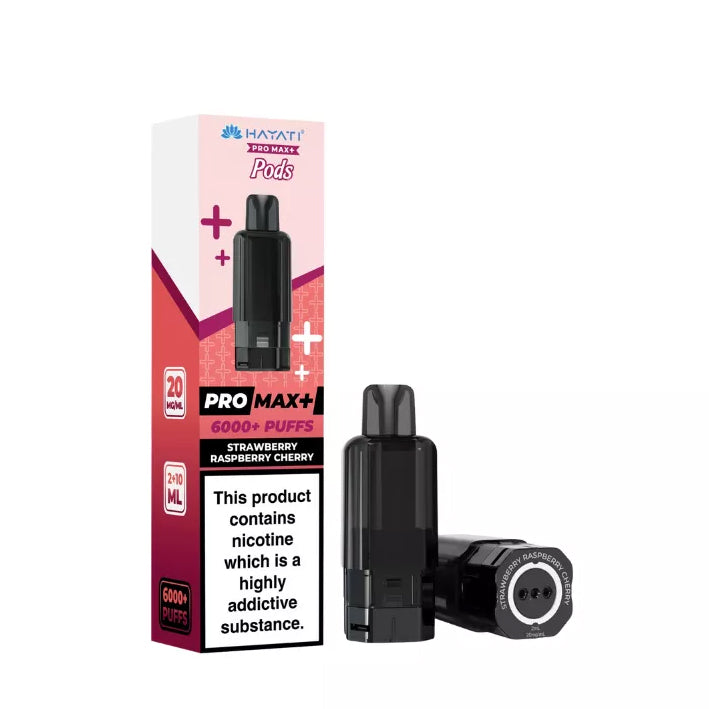 Hayati Pro Max Plus - Refill Pack - Strawberry Raspberry Cherry