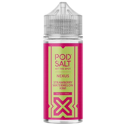 Pod Salt Nexus - Strawberry Watermelon Kiwi E-liquid 120ML Shortfill