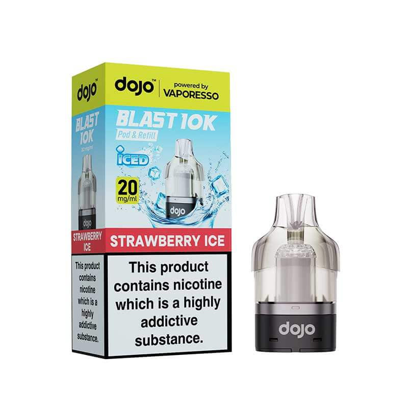 Vaporesso DOJO Blast 10K - Pod & Refill 10ml - Strawberry Ice