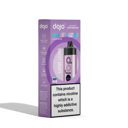Vaporesso DOJO Blast 6000 - Rechargeable Disposable Pod Device - Sweet Grape