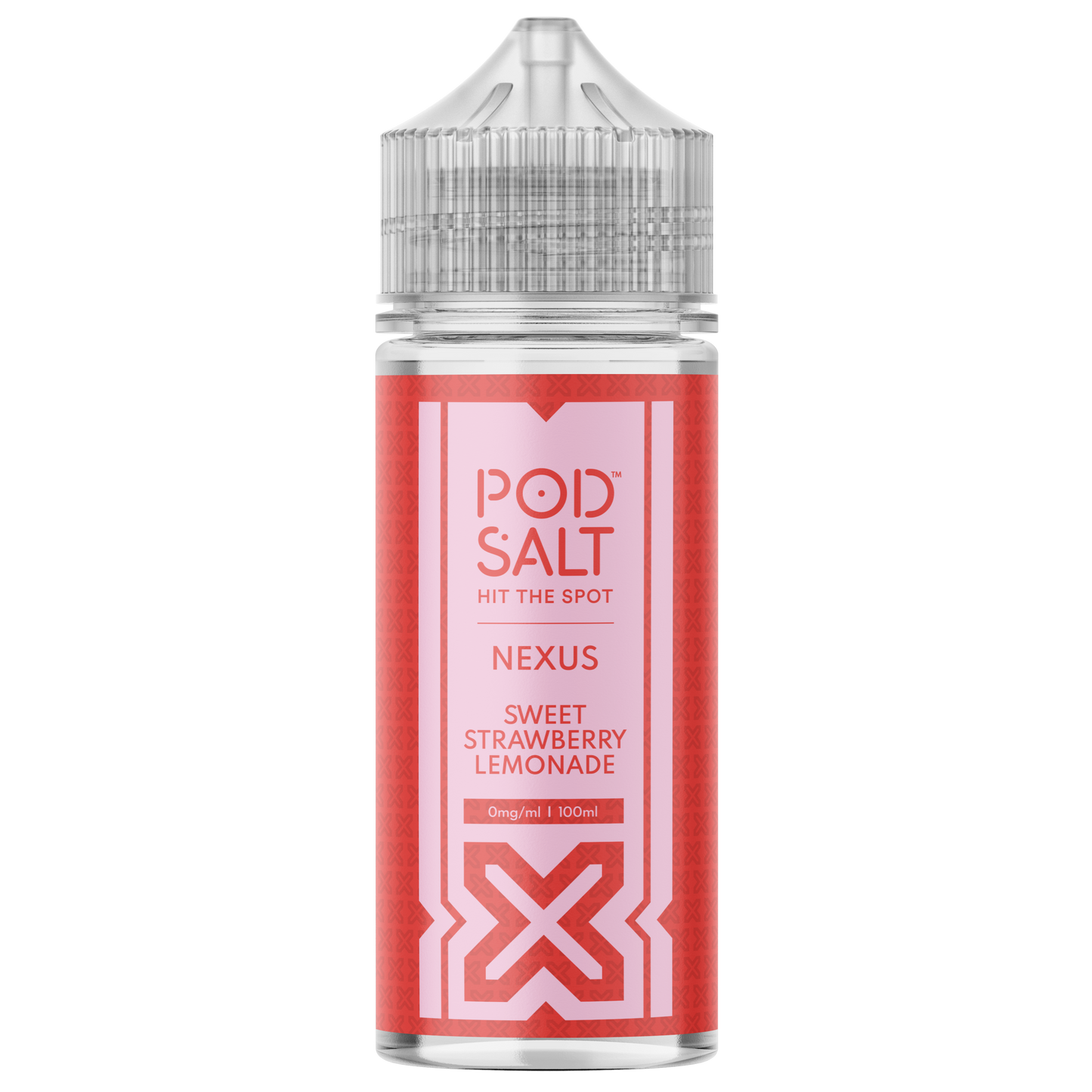 Pod Salt Nexus - Sweet Strawberry Lemonade E-liquid 120ML Shortfill