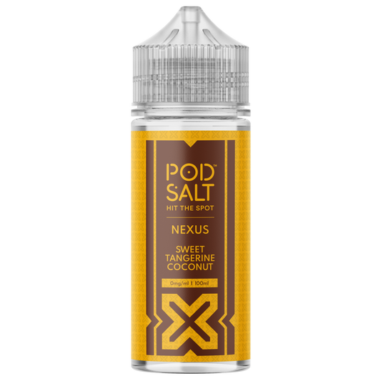 Pod Salt Nexus - Sweet Tangerine Coconut E-liquid 120ML Shortfill