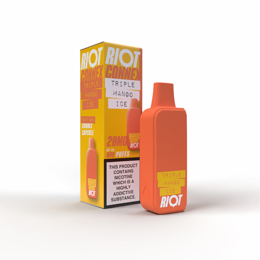 Riot Connex - Triple Mango Ice - 2ml Pre-filled Pod