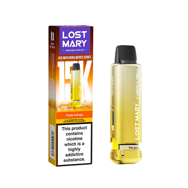 Lost Mary Nera15k - Rechargeable Disposable Pod Device - Triple Mango