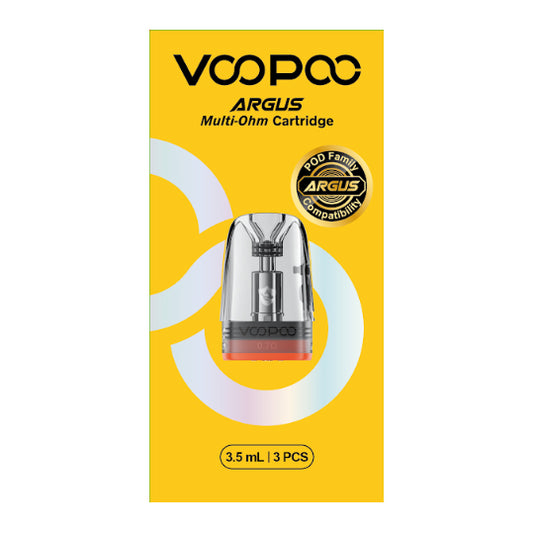 Voopoo Argus Multi Ohm Replacement Cartridge 3.5ml x 3 (Pack) - Ubervape