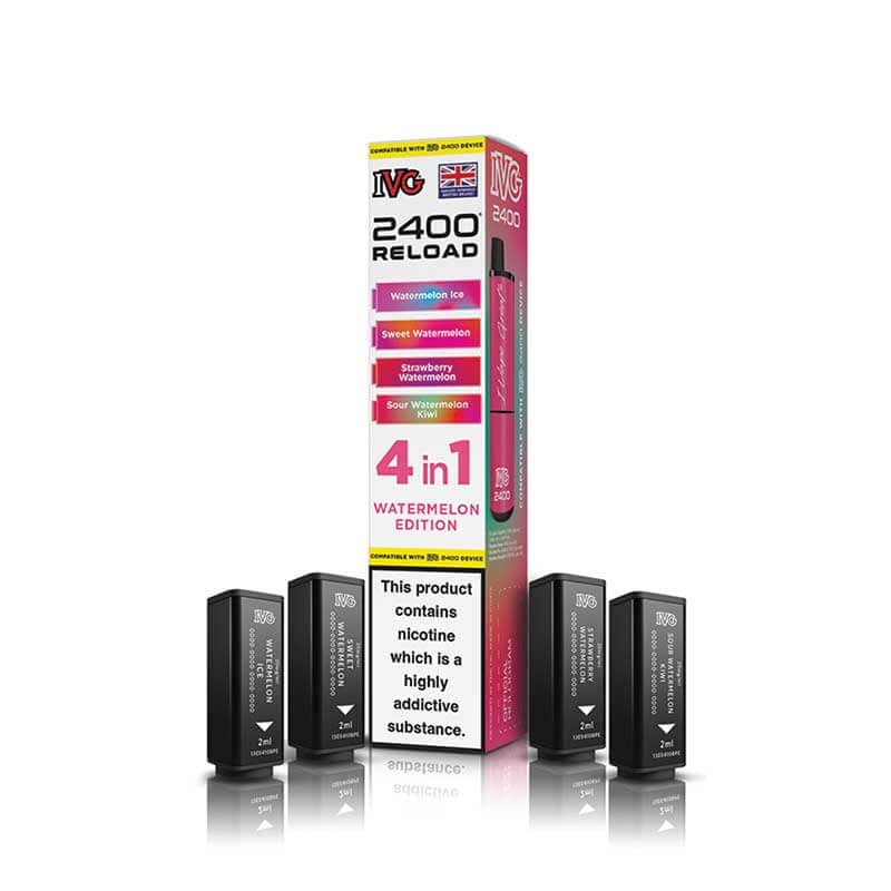 IVG 2400 4in1 Reload - Replacement Pods - Watermelon Edition