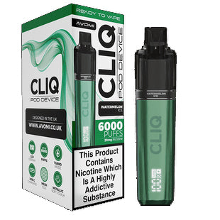 Avomi Cliq - 6,000 Puff Rechargeable Disposable - Watermelon Ice