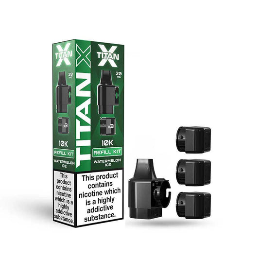 Titan X 10K - Replacement Pods - Watermelon Ice