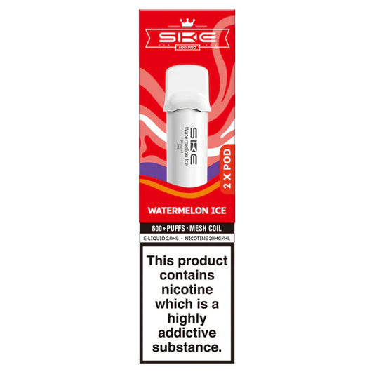SKE 600 Pro Pods - Watermelon Ice - 2ml Pre-filled Pods x2 (Pack)