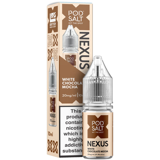 Pod Salt Nexus - White Chocolate Mocha E-liquid Salt Nic