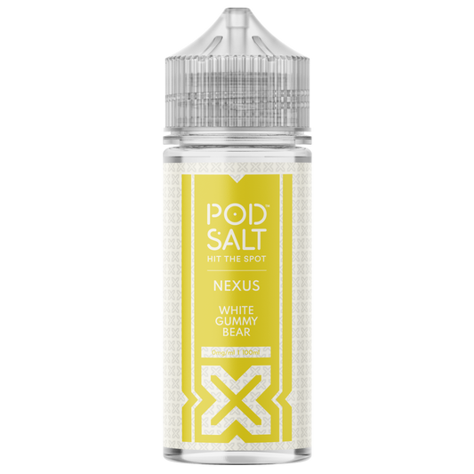Pod Salt Nexus - White Gummy Bear E-liquid 120ML Shortfill
