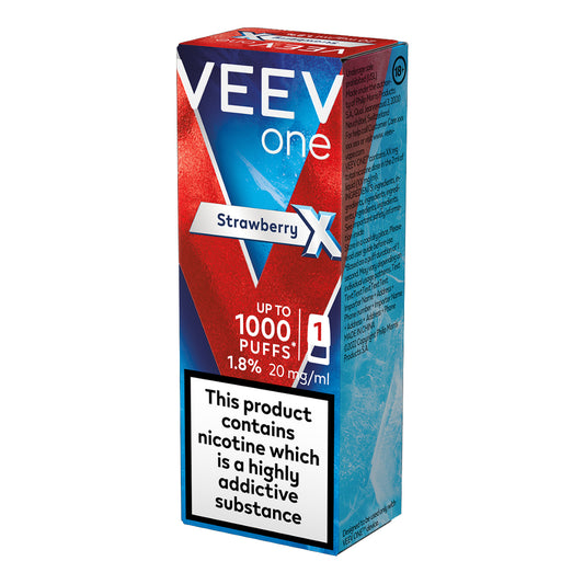 VEEV ONE - Strawberry X - 2ml Pre-filled Pod x 1 (Pack) - Ubervape