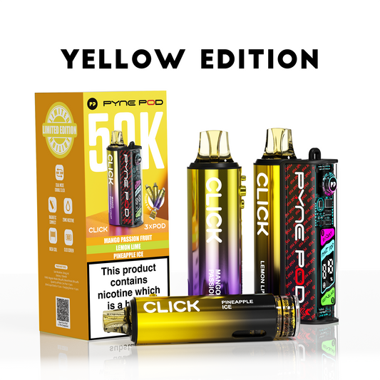 Pyne Pod Click 50K - Replacement Pod Device - Yellow Edition