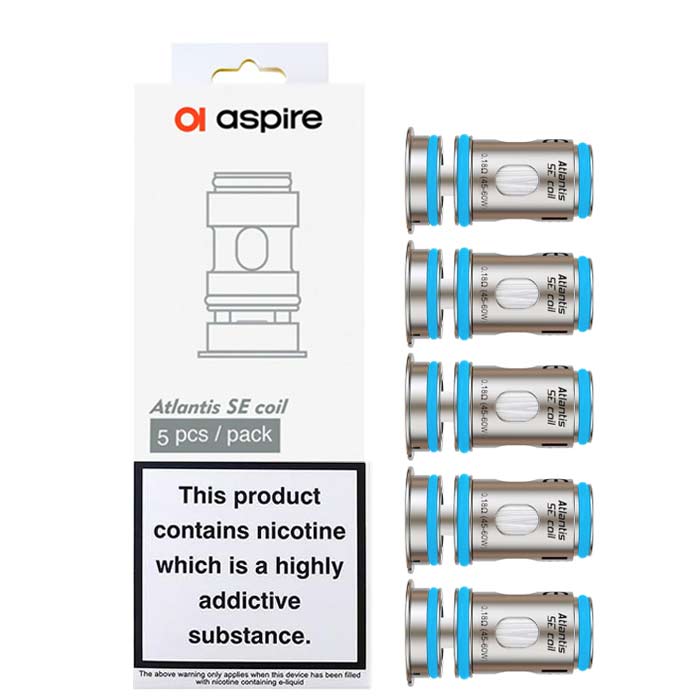 Aspire Atlantis SE - 0.35ohm Replacement Coils x 5 (Pack)