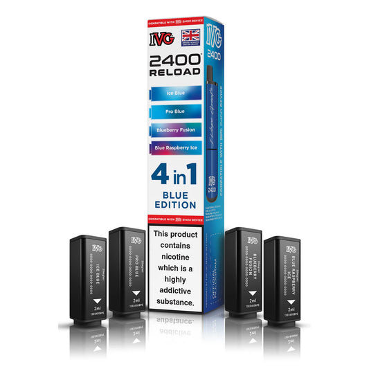IVG 2400 4in1 Reload - Replacement Pods - Blue Edition
