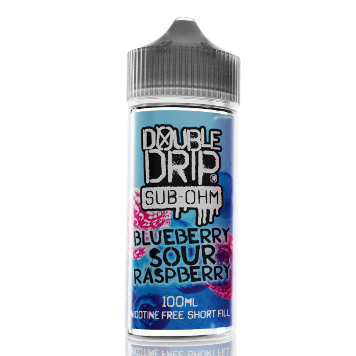 Double Drip Blueberry Sour Raspberry E-liquid 120ml Shortfill