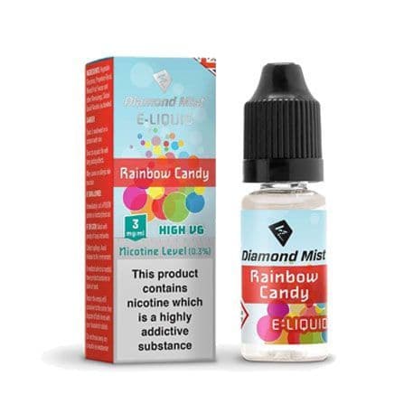 Diamond Mist E Liquid High VG - Rainbow Candy 3mg