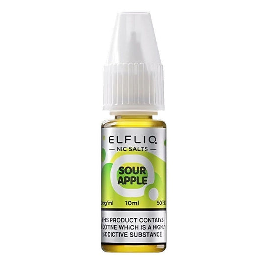 Elf Bar ELFLIQ - Sour Apple 10ml E-liquid Salt Nic
