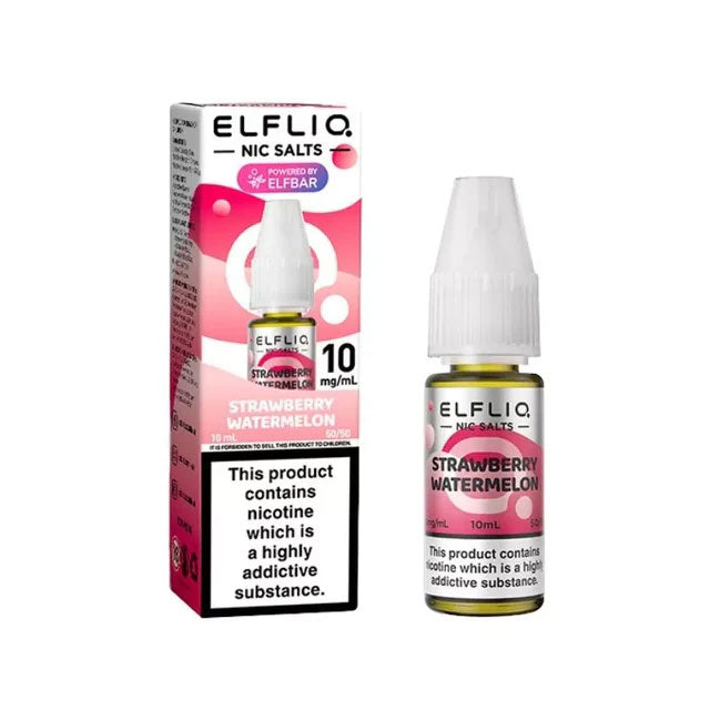 Elf Bar ELFLIQ - Strawberry Watermelon 10ml E-liquid Salt Nic - Ubervape