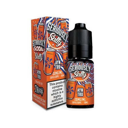 Seriously Soda Salty - Ayn Tru E-liquid Salt Nic - 10mg CLEARANCE BB4 6/26