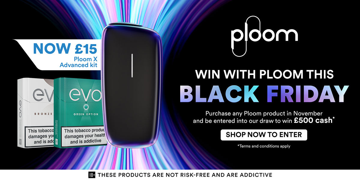 Ploom-X Advanced Starter Kit + 40 EVO Sticks Promo Ploom-X Advanced Starter Kit + 40 EVO Sticks Promo