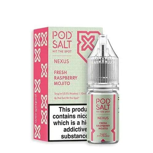 Pod Salt Nexus - Fresh Raspberry Mojito E-liquid Salt Nic