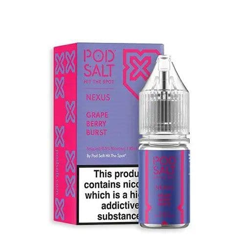 Pod Salt Nexus - Grape Berry Burst E-liquid Salt Nic