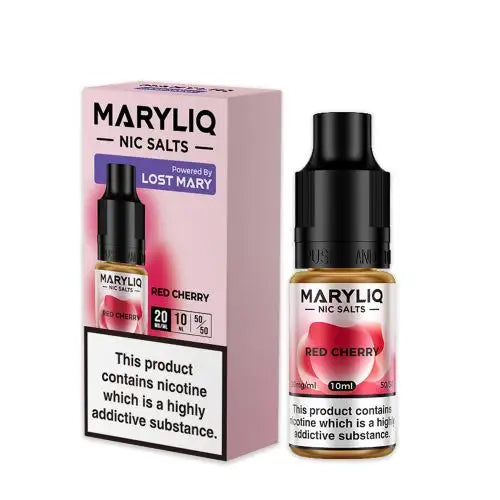 Lost Mary MARYLIQ - Red Cherry 10ml E-liquid Salt Nic