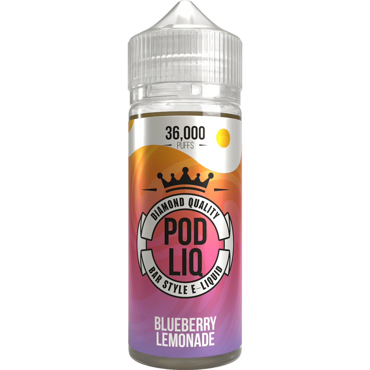 Riot Squad POD LIQ - Blueberry Lemonade - 120ml Shortfill 50/50 E-liquid