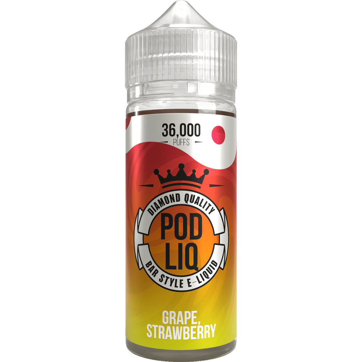Riot Squad POD LIQ - Grape Strawberry - 120ml Shortfill 50/50 E-liquid