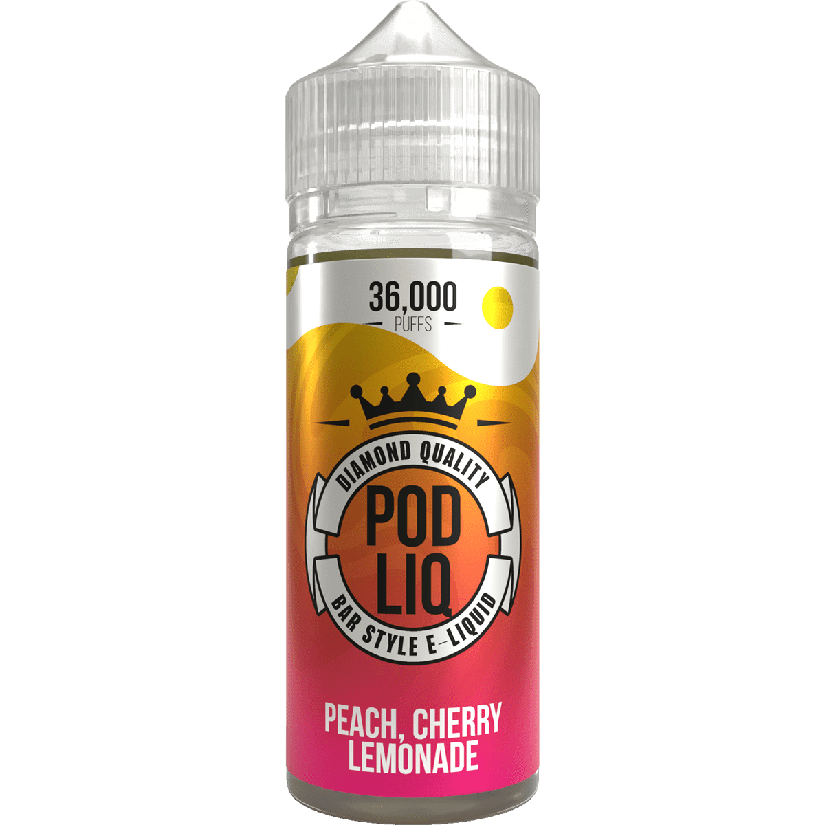 Riot Squad POD LIQ - Peach Cherry Lemonade - 120ml Shortfill 50/50 E-liquid