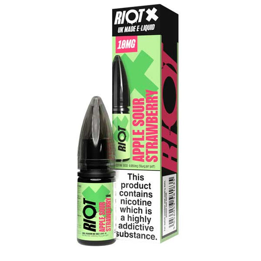 Riot Squad - Riot X - Apple Sour Strawberry - Nic Salt - Ubervape