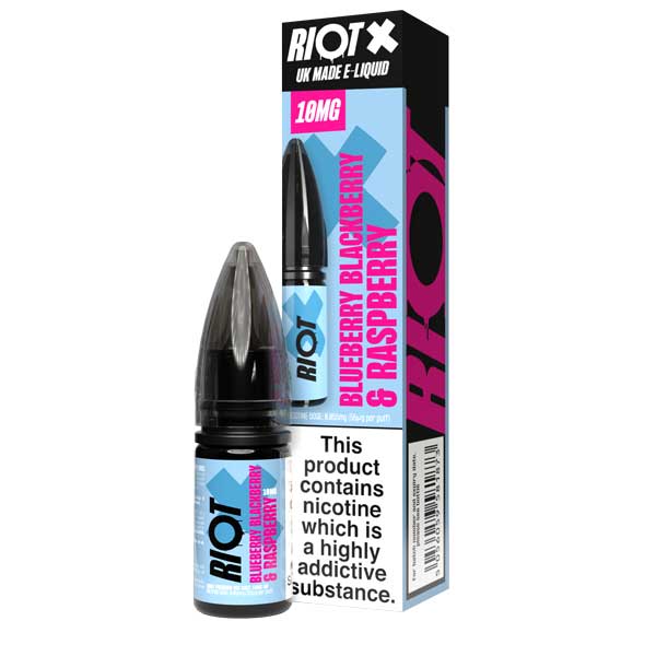 Riot Squad - Riot X - Blueberry Blackberry & Raspberry - Nic Salt - Ubervape