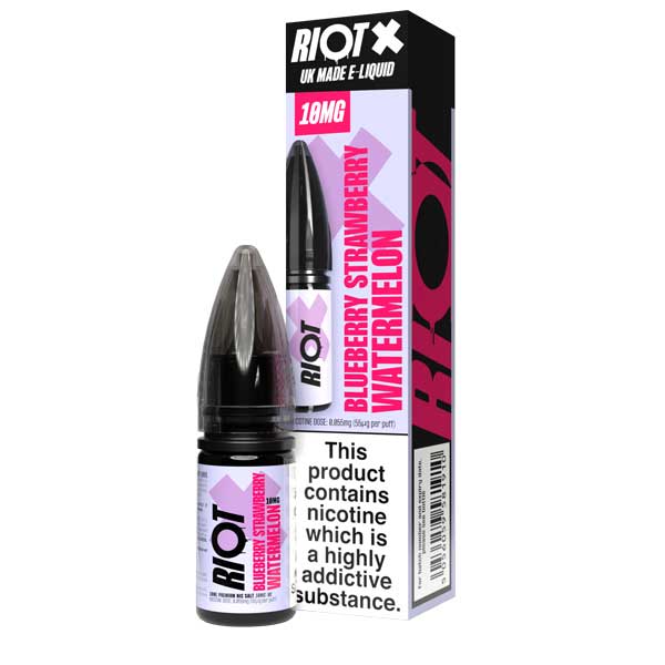 Riot Squad - Riot X - Blueberry Strawberry Watermelon - Nic Salt - Ubervape
