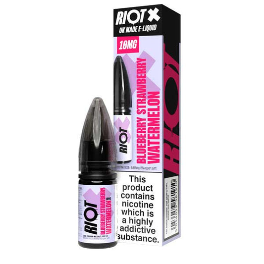 Riot Squad - Riot X - Blueberry Strawberry Watermelon - Nic Salt - Ubervape