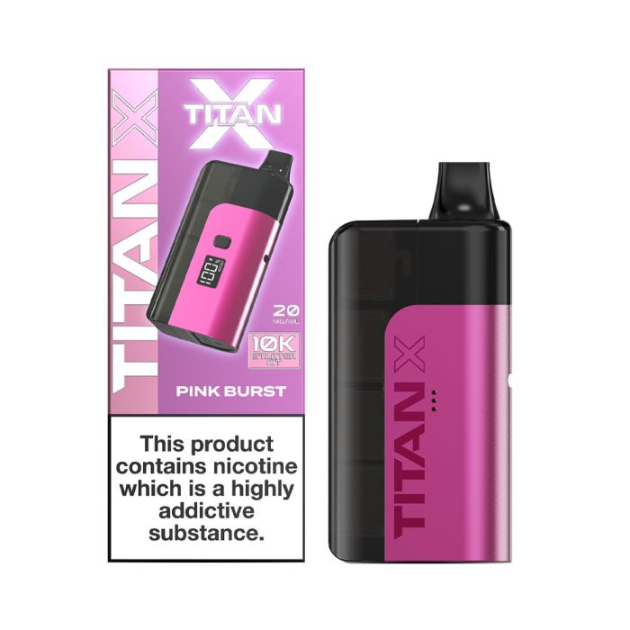 Titan X 10K - Replacement Pod Device - Pink Burst
