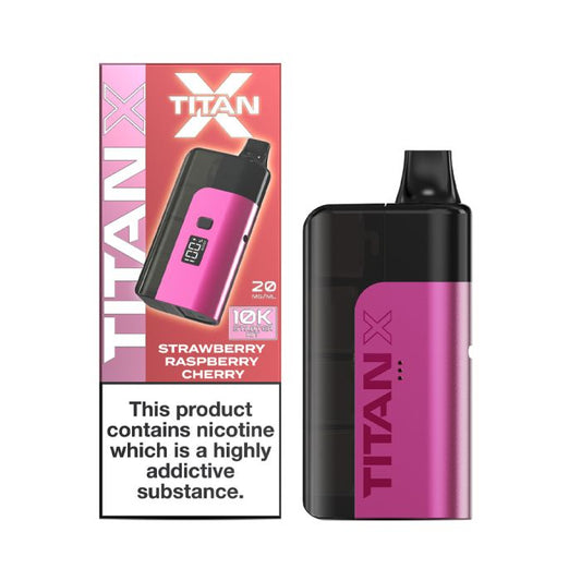 Titan X 10K - Replacement Pod Device - Strawberry Raspberry Cherry