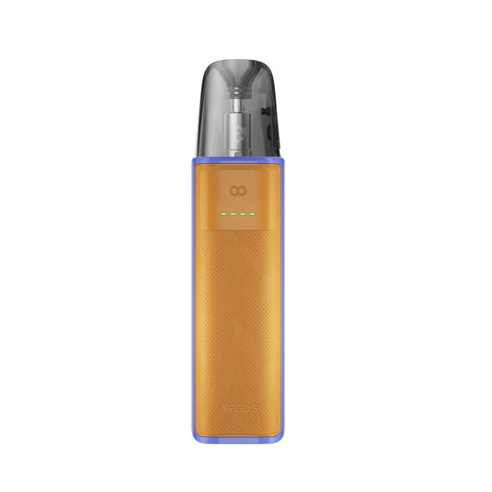 Front view of the Voopoo Argus Z3 pod vape kit in Blazing Orange