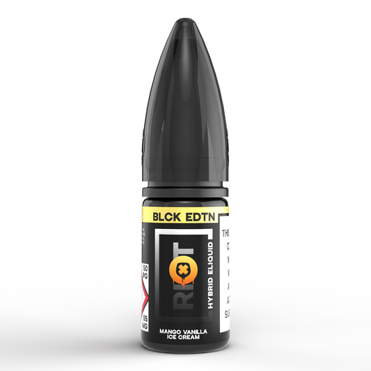 Riot Squad Hybrid Salt - Mango Vanilla Ice Cream E-liquid 10ml 5MG CLEARANCE BB4 11/25