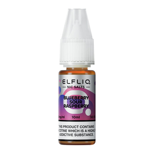 Elf Bar ELFLIQ - Blueberry Sour Raspberry 10ml E-liquid Salt Nic
