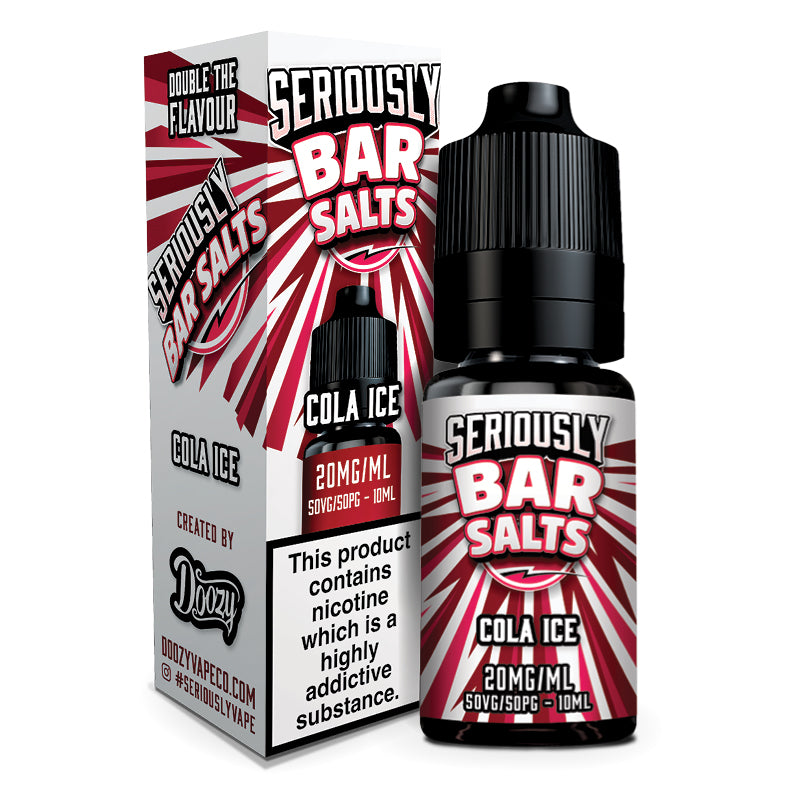 Seriously Bar Salts - Cola Ice E-liquid Salt Nic
