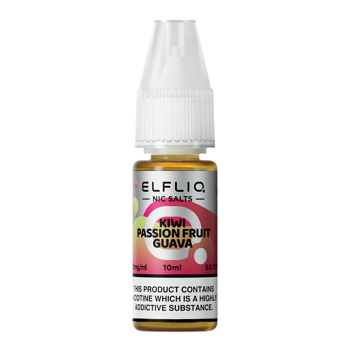Elf Bar ELFLIQ - Kiwi Passionfruit Guava 10ml E-liquid Salt Nic