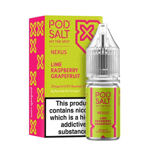 Pod Salt Nexus - Lime Raspberry Grapefruit E-liquid Salt Nic
